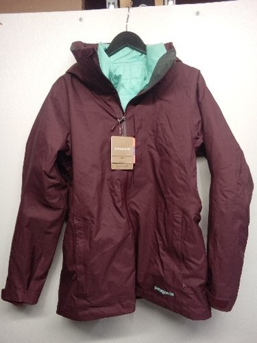 Pre-owned Patagonia Women's 3-in-1 Snowbelle Jacket Shell Insulated Liner Red Sz L T2