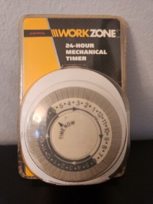 Work Zone 24 Hour Mechanical Timer