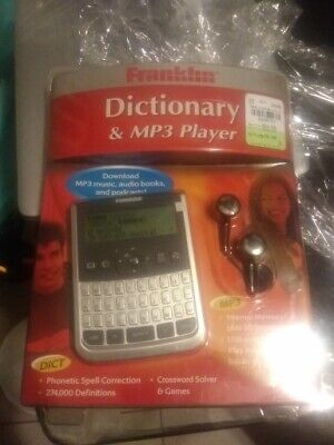Franklin Merriam Webster Dictionary & MP3 Player MWD-480 - New old Stock