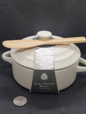 WILD EYE DESIGNS BRIE CHEESE BAKER/SPREADER 