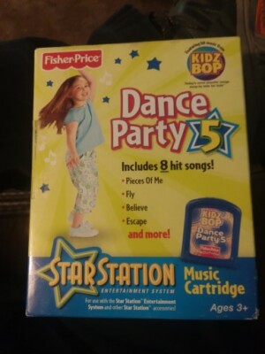 Fisher Price Star Station Dance Party 5 Kidz Bop Music Cartridge