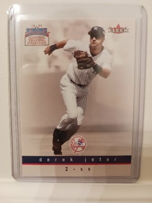 2004 Fleer National Trading Card Day #1 Of 9 Derek Jeter New York Yankees HOF