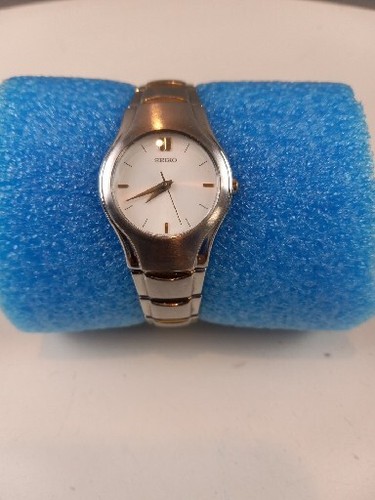 ヴィンテージ　セイコー　SEIKO　ストーン　レディース　ウォッチ　01 Seiko Watch Women's Mother Of Pearl Stainless Steel Tested
