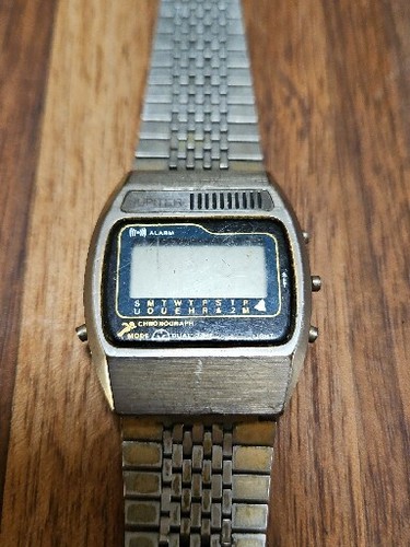 VTG Jupiter Quartz LC-Alarm -Chronograph, LED MAN'S Watch