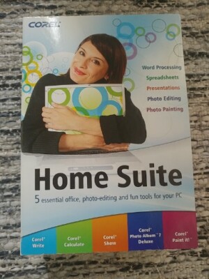 Corel Home Suite Software 2010 Photo Editing Write Calculate Show Photo Album 7