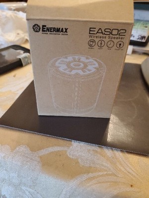 Enermax EAS02S-BK Bluetooth Portable Speaker - White With USB Charging Cable