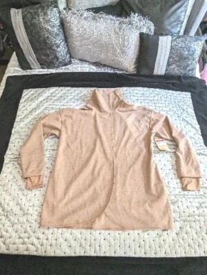 Nike Damen Pullover Mutterschaft Poncho CQ9286-256 Jacke Mantel Rollkragen L