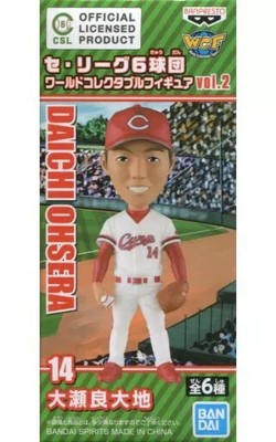 Figure Daichi Osera Professional Baseball Central League 6 Teams v WCF Banpresto