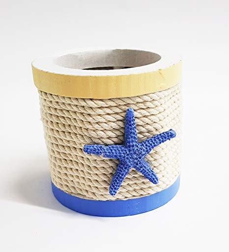 Bicchiere PortaPenne Porta Penne Rotondo Marino Mare Corda Contenitore dfh