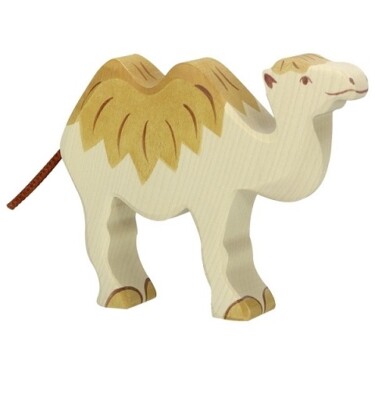 Wooden Tiger 80164 Camel 17 cm Wooden Figures Series Wild Animals