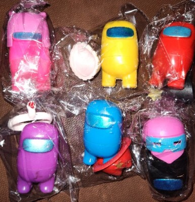 Among game Us cake toppers figures 6 Figures Party Favors