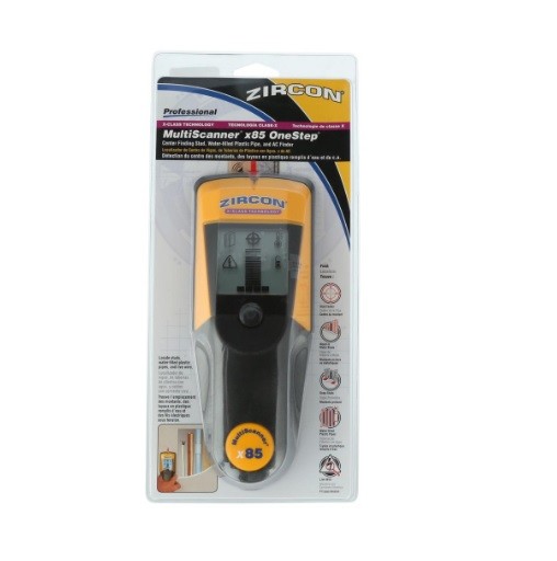 Stud Finder MultiScanner X85 OneStep Water Dust Resistant Backlit LCD Screen