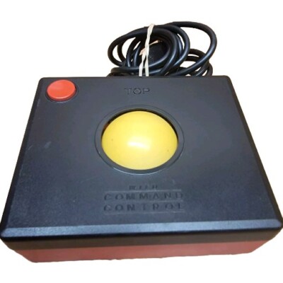 Wico Command Control Trackball Track Ball for Atari, Commodore C64 Vintage 1982
