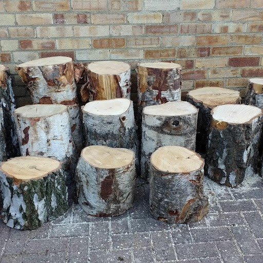 Silver Birch Logs Ideal For Wedding Or Decoration In Staines Upon