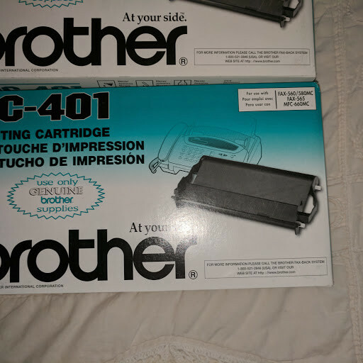(Lot of 3) BROTHER PC-401 printing cartridge, NIB