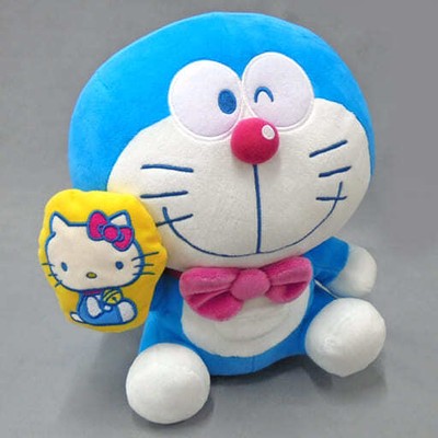 Stuffed Toy 2.Doraemon Sanrio Winning Lottery Doraemon Hello Kitty