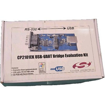 Vtg CP2101EK USB-UART Bridge Evaluation Kit RS-232 DB9 Cable DK024868 2101 26884