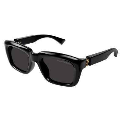 NEW Alexander McQueen AM0431S Sunglasses 001 BLACK 100% AUTHENTIC