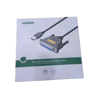 UGREEN USB to DB25 Parallel(25 Pin)Printer Cable Adapter Male to Female