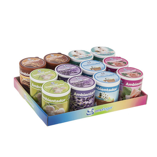 Set 12 Deodoranti Barattolo Profumo Ambiente Assorbiodori Varie Fragranze dfh