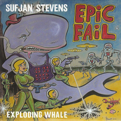 Sufjan Stevens EXPLODING WHALE +MP3s ASTHMATIC KITTY RECORDS New Vinyl 7'' Single