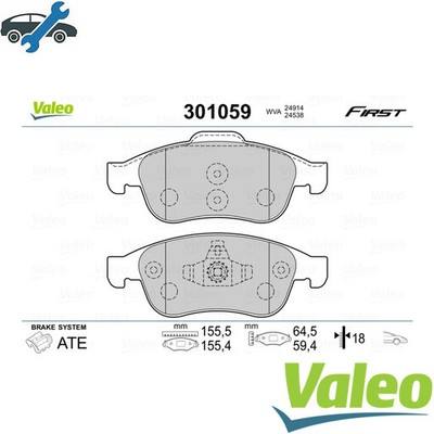 BRAKE PAD SET DISC BRAKE 301059 FOR RENAULT MEGANE/III/Hatchback/Grandtour/CC  