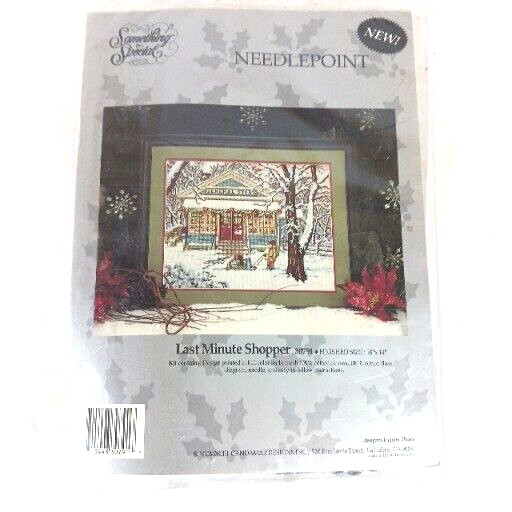 Last Minute Shopper Christmas General Store Needlepoint Kit Something Special