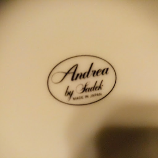 Andrea by Sadek tea pot with tea cup and saucer