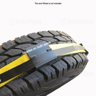 GRIPON (Pack of 8) 2inch x 10ft Over Tire Car Hauler Tie Down Straps with J Hook
