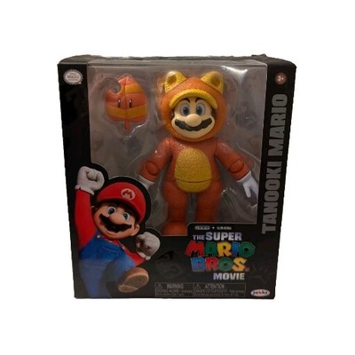 The Super Mario Bros Movie  Tanooki Mario  5  Action Figure Jakks Pacific NEW