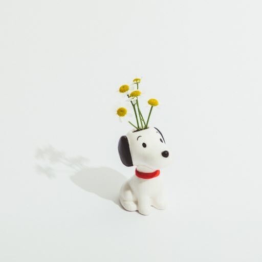 snoopy museum フーディー　Lサイズ Tokyo Snoopy Museum Limited 50's Snoopy Flower Vase H75mm