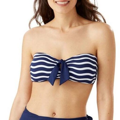 

Tommy bahama Бюстгальтер-бандо с завязками спереди Sea Swell, Mare Navy