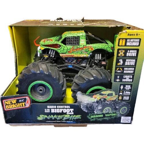 New Bright Snake Bite Radio Control Monster Truck with New Bright Snake Bite Radio Control Monster Truck with