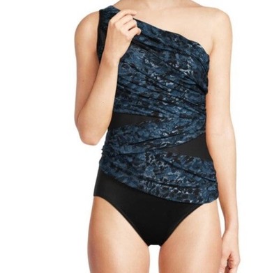 MIRACLESUIT Titania Jena Draped One Piece Swimsuit  NWT