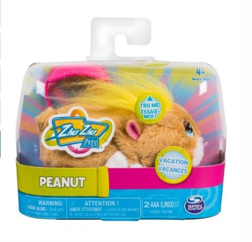 Zhu Zhu Pets - Vacation Peanut 4 Hamster Toy with Sound and Movement NEW! IN BOX