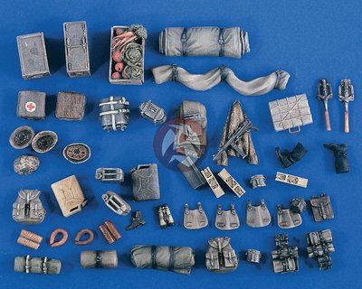 Verlinden 1/35 Sd.Kfz.251 German Half-track Stowage Accessories Set WWII 2099