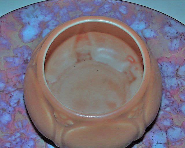 1929 Rookwood Art Deco Mustard Yellow Jardiniere Stylized Floral Pattern #1643