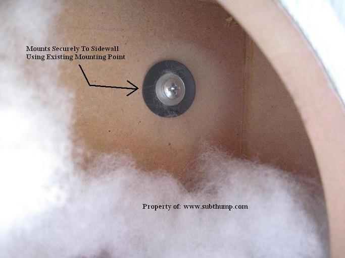 Toyota FJ Cruiser Passenger Side Stealth Sub Enclosure 2-Tone Vinyl With FJ Logo