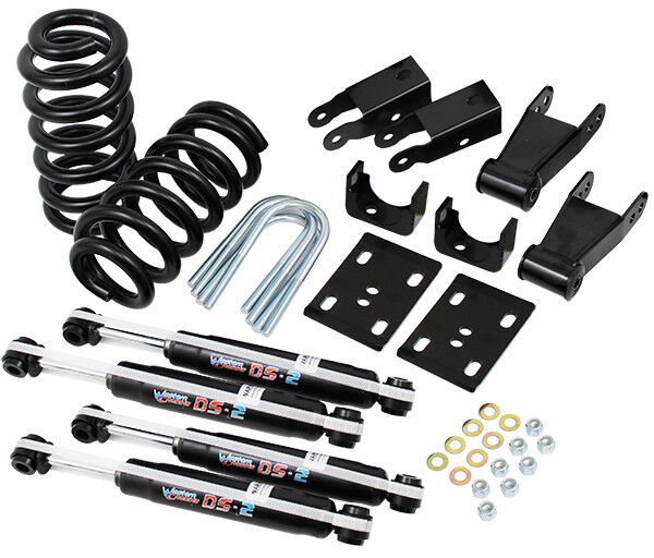 1973-87 Chevy C10 Western Chassis Complete Lowering Kit - 4'' Fro...
