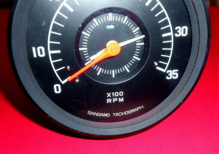 NOS Vintage Sangamo Tachograph  Comes w/ keys one chart and 3 Operator Positions