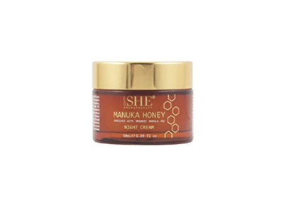 She Manuka Honey Night Cream W/organic Marula Oil 1.6 Oz