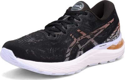 Женские кроссовки ASICS Gel-Cumulus 23, черный/персиковый, 10 B(M) США