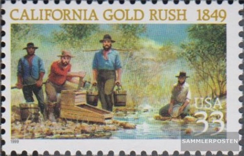 Etats-Unis 3139 (ComplÃ¨Te Edition) Neuf Avec Gomme Originale 1999 Goldrausch