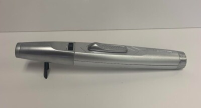 VECTOR AVENGER PENCIL TORCH BUTANE ADJUSTABLE ONE FLAME REFILLABLE SILVER