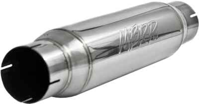 MBRP T304 Stainless Steel Silver 20-Inch Length Exhaust Resonat Universal R1013