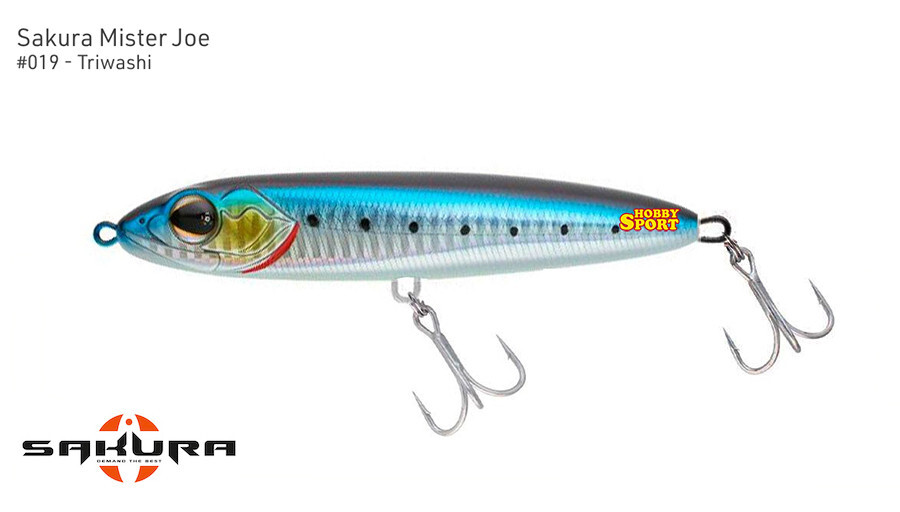 SAKURA MISTER JOE 120S COL. 019 TRIWASHI BLU 35 GR SINKING x SERRA BARRACUDA