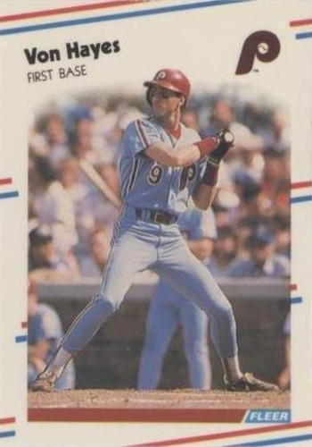 1988 Fleer Classic Miniatures - Von Hayes #99