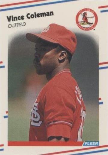 Fleer Classic Miniatures 1988 - Vince Coleman #106