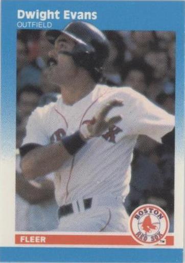 Fleer Classic Miniatures 1987 - Dwight Evans #37