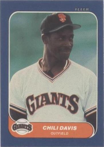 Fleer Classic Miniatures 1986 - Chili Davis #109